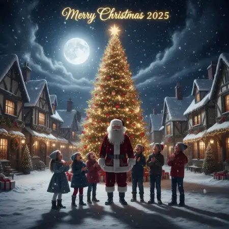 Free Merry Christmas Wishes For Colleagues 2025 Background Download