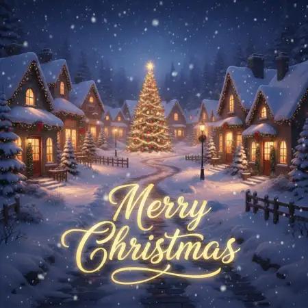 Free Merry Christmas Wishes For Family Background Download