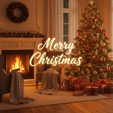 Free Merry Christmas Wishes In Simple Words Background Download