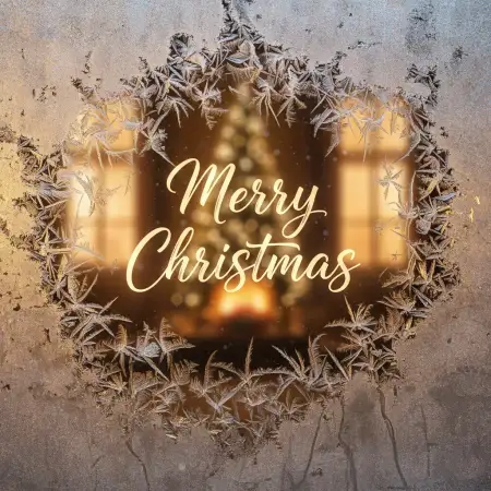 Free Merry Christmas Wishes Night Sky Background Download