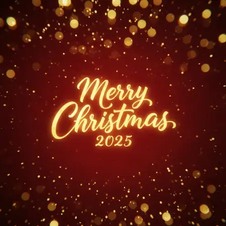 Free Merry Christmas Wishes Printable Text 2025 Background Download