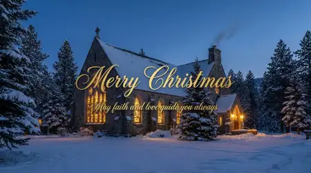 Merry Christmas Wishes Snow Background Images - Free Merry Christmas Download