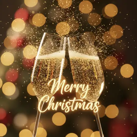 Free Merry Christmas Wishes With Warm Greetings And Happiness Background Download