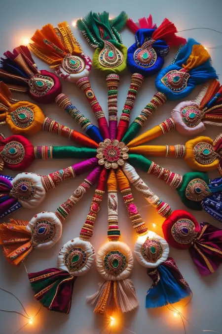 Minimal Happy Rakhi Banner Background Design - Free Happy Rakhi Banner Background Download