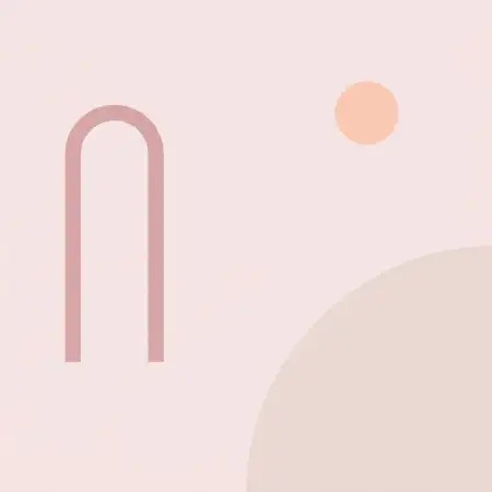 minimal light pink geometric shapes background