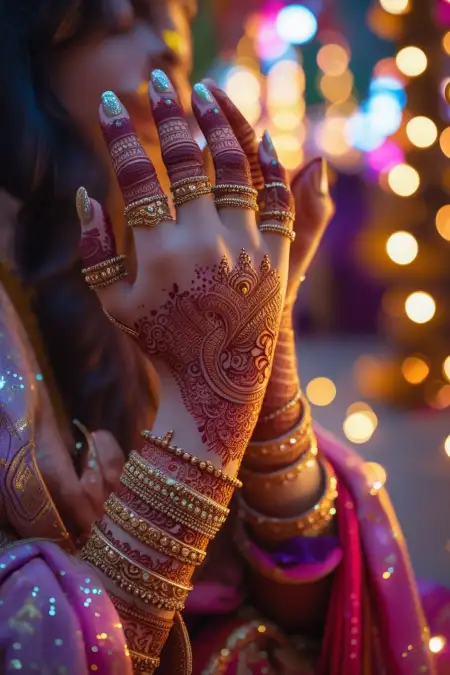 Minimal Teej Mehndi Design - Free Teej Mehndi Design Download