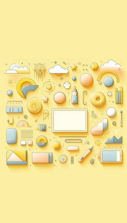 minimalist light yellow background for education background