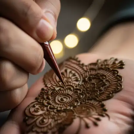 Modern Geometric Mehndi Design 2025 - Free New Mehndi Design Download