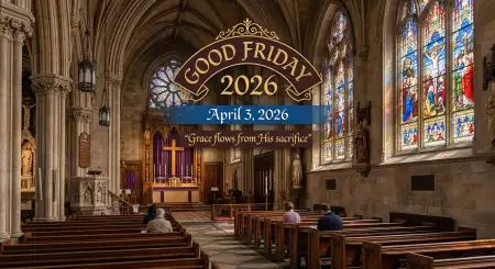 Modern Good Friday Social Post Png - Free Good Friday 2026 Download
