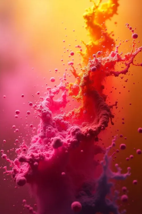 modern holi background featuring pichkari splashes of rang