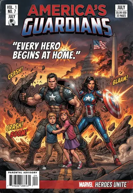 Modern Parents Day Poster - Free American Parents Day 2026 Download