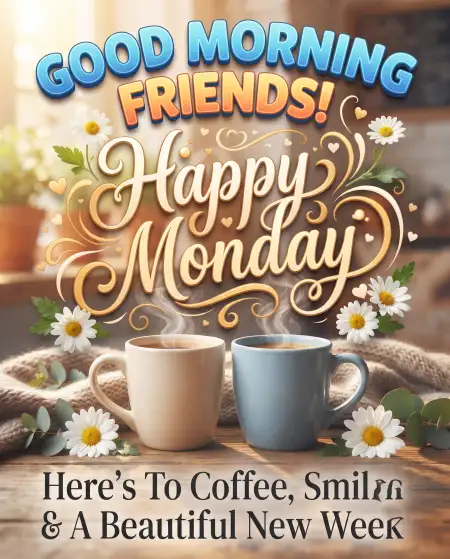 monday good morning for friends - Monday Good Morning