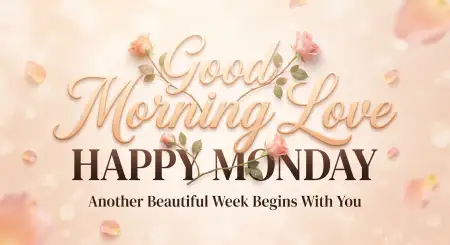 monday good morning love - Monday Good Morning