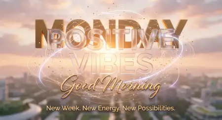 monday good morning positive vibes - Monday Good Morning