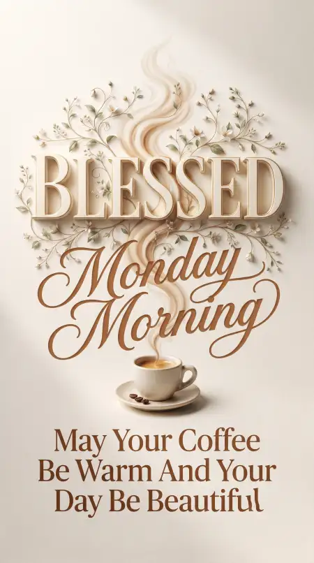 monday morning coffee blessings