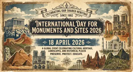 Free Monuments Day 2026 Flyer Background Image Download