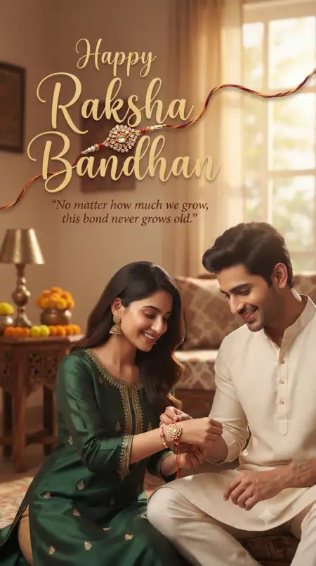 Most Touching Raksha Bandhan Greetings For Brother - Free Happy Raksha Bandhan Greetings Download