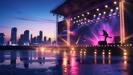 Music Concert Flex Banner Background - Free Background Download