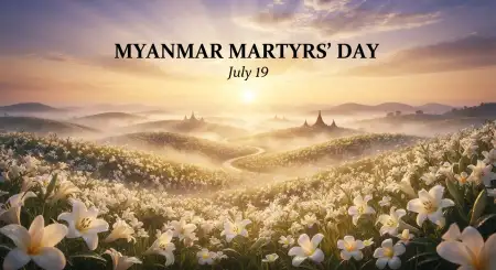 Myanmar Martyrs Day 2026 Hd Wallpaper - Free Myanmar Martyrs Day 2026 Download