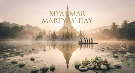 Myanmar Martyrs Day Pinterest Pin - Free Myanmar Martyrs Day 2026 Download