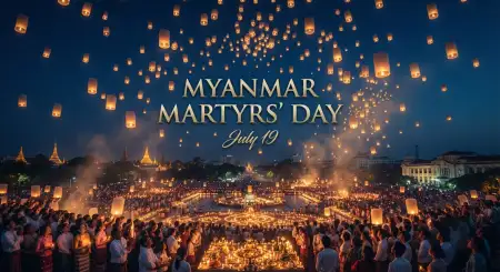 Myanmar Martyrs Day Stock Image - Free Myanmar Martyrs Day 2026 Download