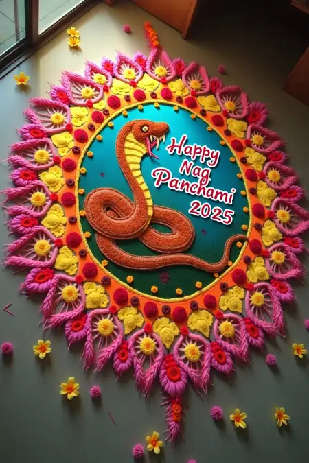 Nag Panchami 2025 Special Photo For Whatsapp - Free Happy Nag Panchami 2025 Download