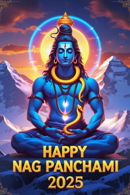 Nag Panchami 2025 Whatsapp Status Photo - Free Happy Nag Panchami 2025 Download