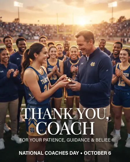 national coaches day appreciation card 2026 - National Coaches Day 2026