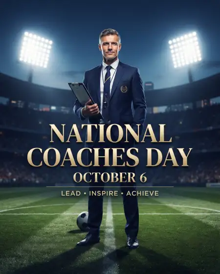 national coaches day sports background 2026
