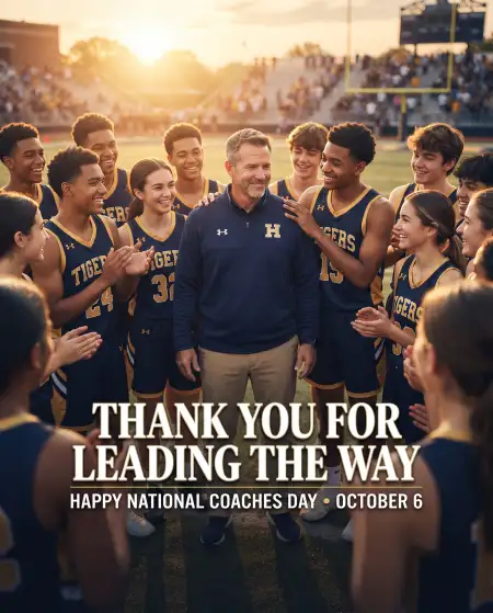 national coaches day thank you card 2026