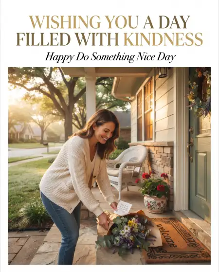 national do something nice day instagram caption 2026 - National Do Something Nice Day 2026