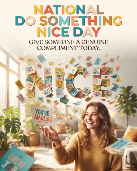 national do something nice day positive quotes