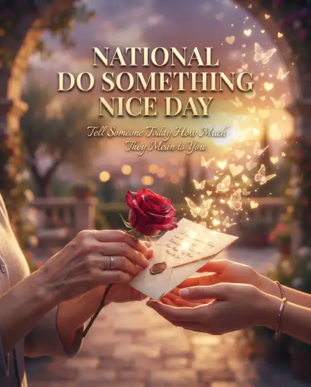 national do something nice day social media post 2026 design - National Do Something Nice Day 2026