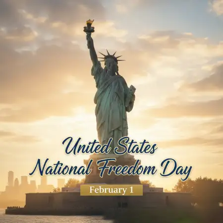 National Freedom Day American Freedom Poster - Free United States National Freedom Day Download