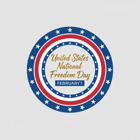 National Freedom Day American Heritage Design - Free United States National Freedom Day Download