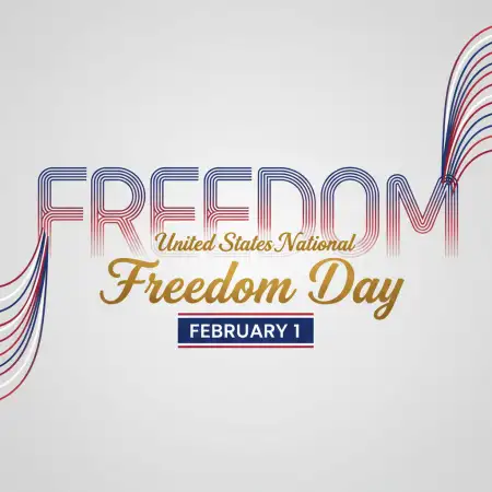 National Freedom Day Event Flyer Design - Free United States National Freedom Day Download