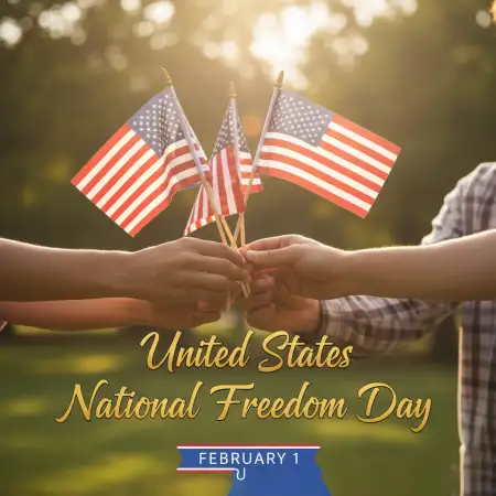 National Freedom Day Facebook Post Ideas - Free United States National Freedom Day Download