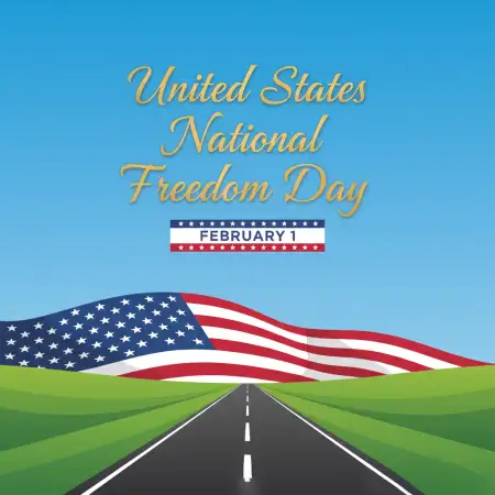 National Freedom Day Freedom Rights Theme - Free United States National Freedom Day Download