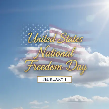 National Freedom Day Graphic Design - Free United States National Freedom Day Download