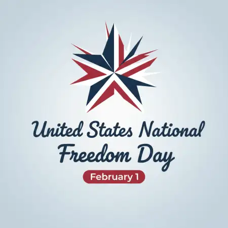 National Freedom Day Liberty Symbol Design - Free United States National Freedom Day Download