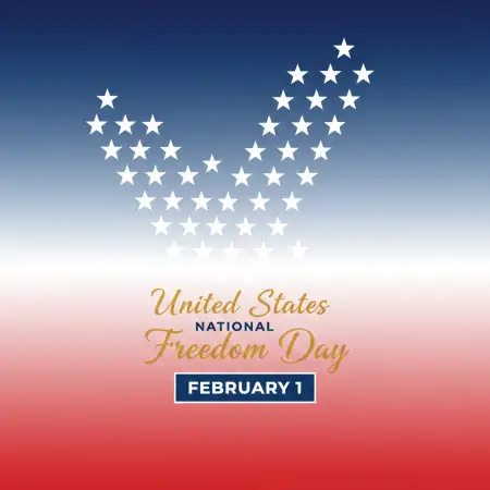 National Freedom Day Usa February Theme - Free United States National Freedom Day Download