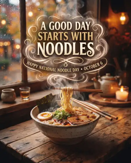national noodle day delicious noodles 2026 - National Noodle Day 2026