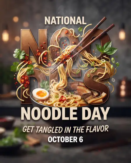 national noodle day facebook post 2026 - National Noodle Day 2026