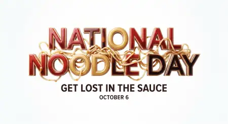 national noodle day flyer 2026 - National Noodle Day 2026