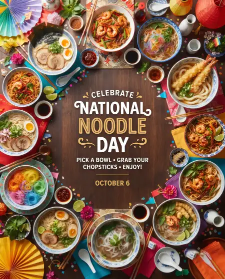 national noodle day food ideas 2026 - National Noodle Day 2026