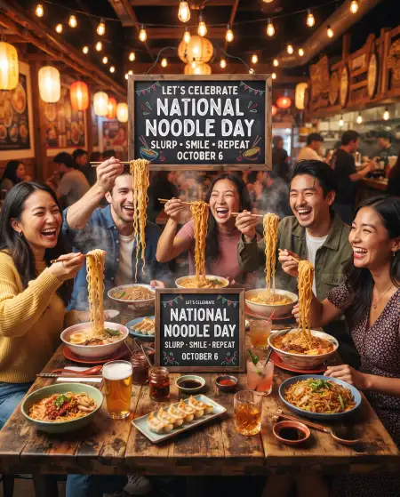 national noodle day food lover celebration 2026 - National Noodle Day 2026