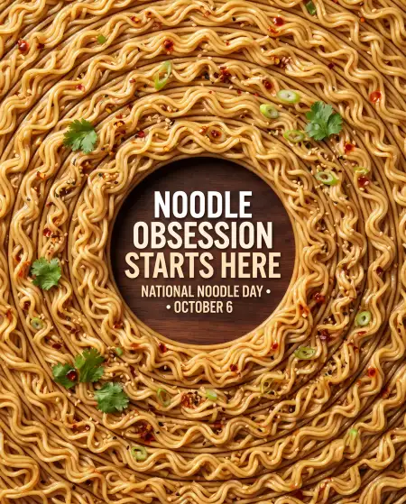 national noodle day greetings 2026 - National Noodle Day 2026