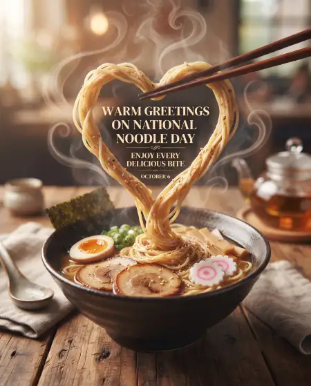 national noodle day messages 2026 - National Noodle Day 2026