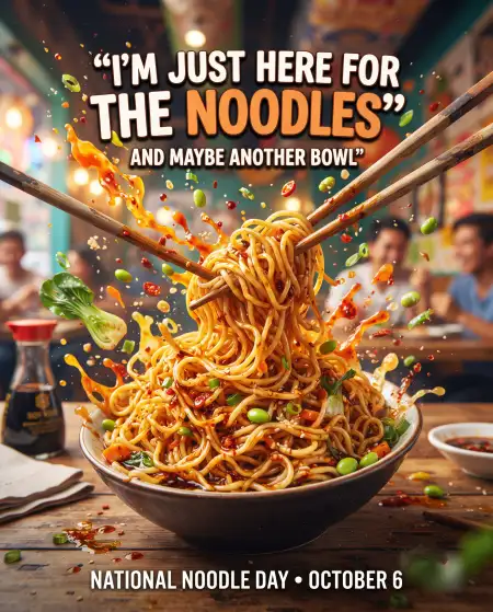national noodle day noodle bowl png 2026 - National Noodle Day 2026