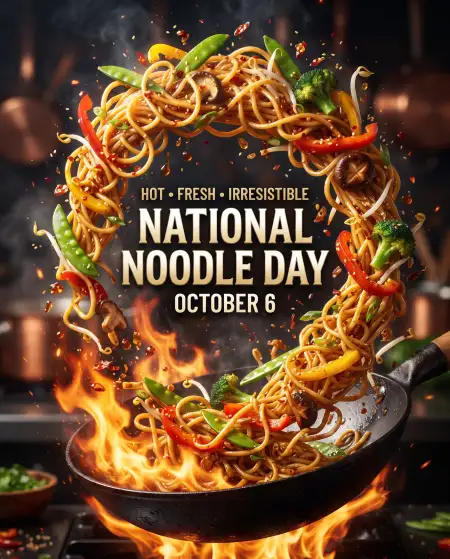 national noodle day png 2026 - National Noodle Day 2026